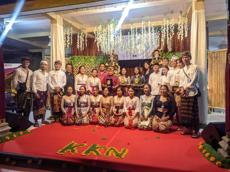 PPenutupan KKN Nusantara IV di Desa Pandak Bandung oleh Universitas Hindu Negeri I Gusti Bagus Sugriwa Denpasar