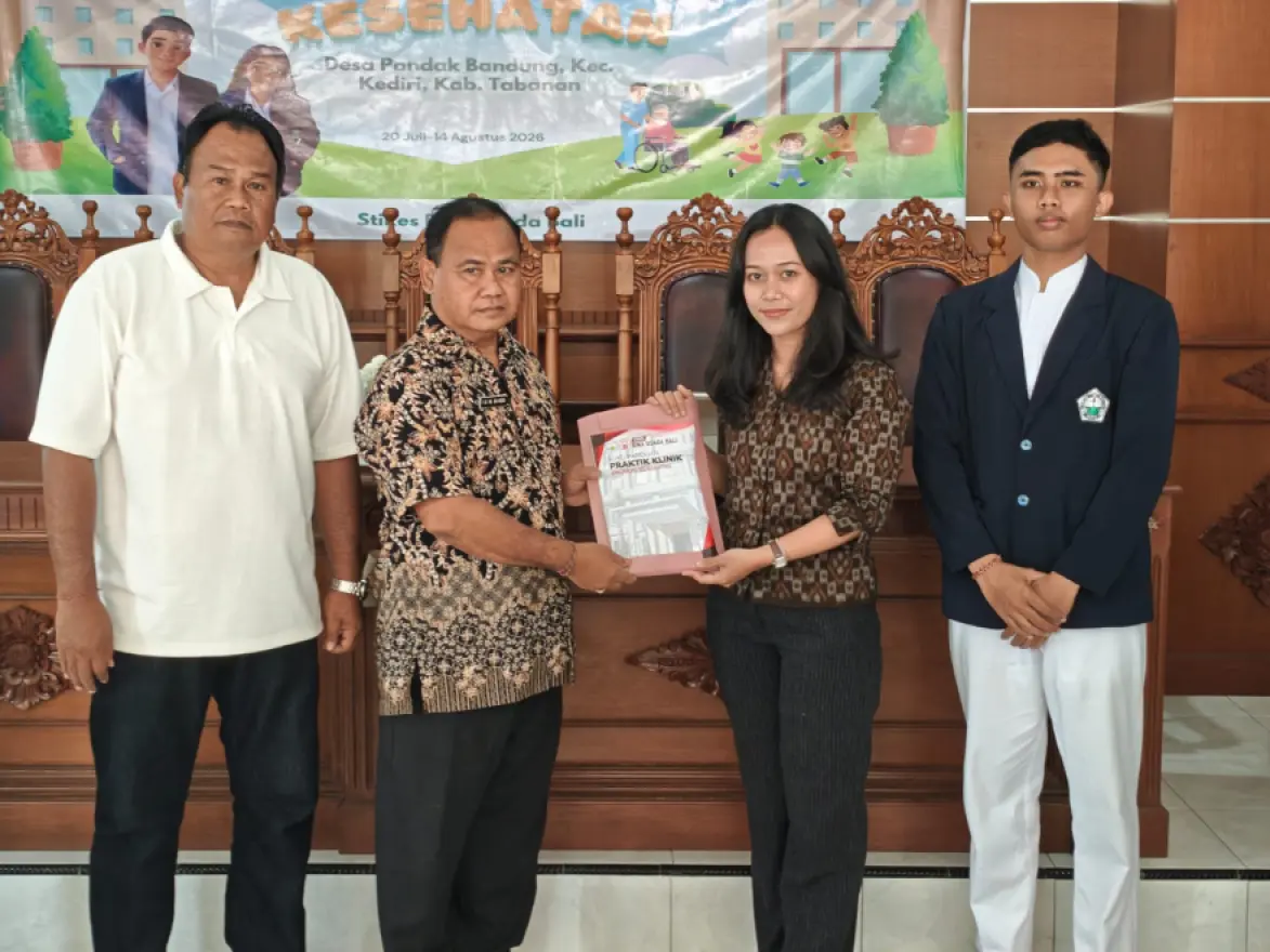Desa Pandak Bandung Terima Mahasiswa Praktik STIKES Bina Usada Bali
